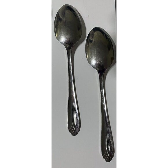 Oneida HEART OF SWEDEN 21 PCS Stainless Deluxe Silverware Flatware Oneidacraft - Picture 10 of 10